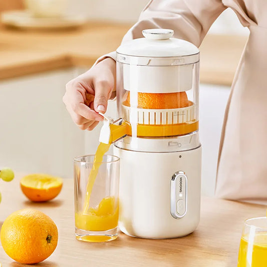 Wireless Electric Juicer Steel Orange Lemon Blender USB Portable