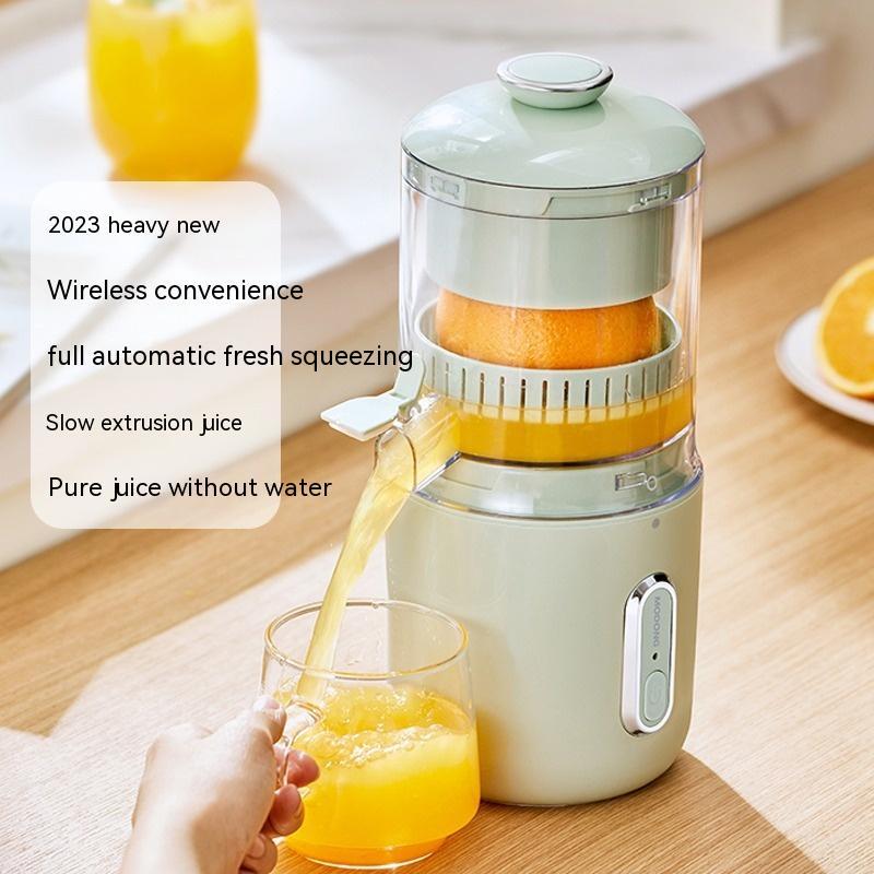 Wireless Electric Juicer Steel Orange Lemon Blender USB Portable